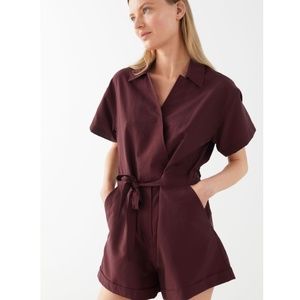& Other Stories Drawstring Waist Lyocell Jumpsuit